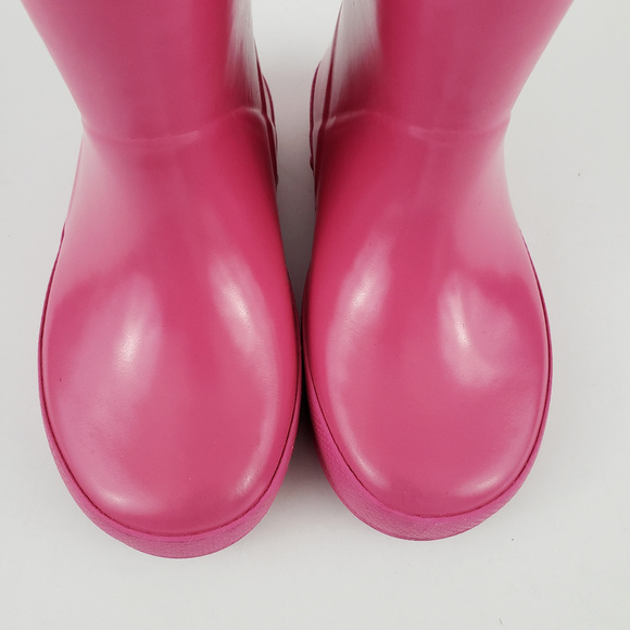 **NFS** HUNTER Toddler Pink Gloss Rain Boots UK 7 - Picture 3 of 8